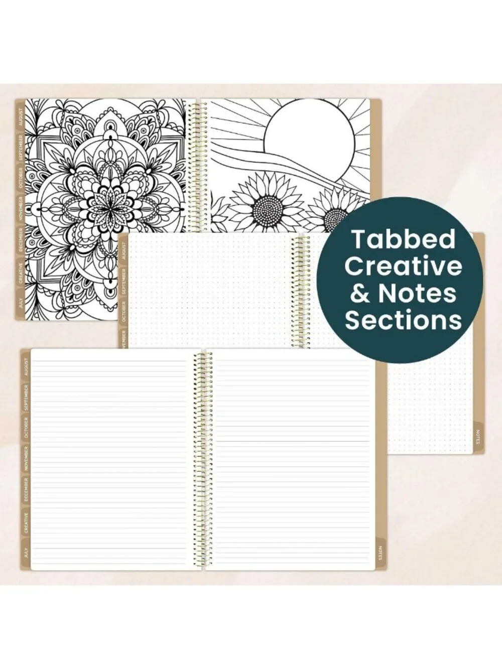 Ultimate Monthly & Weekly Undated Planner & Notebook - 9